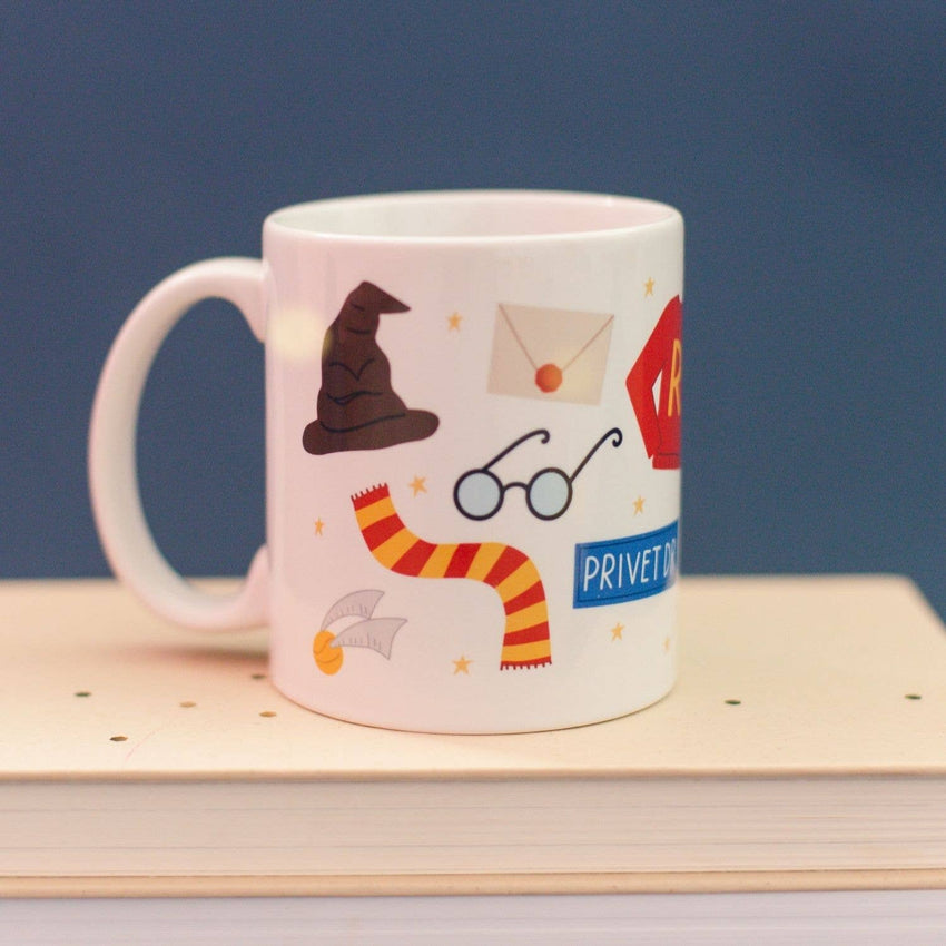 Harry Potter Inspired Wizard Illustrations Mug