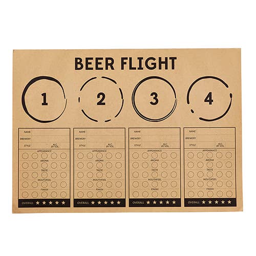 Beer Flight Placemats - 24 Sheets