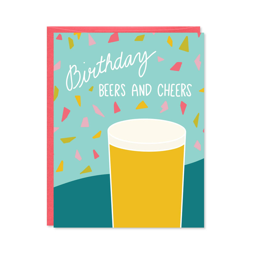 Beers and Cheers Birthday Greeting Card