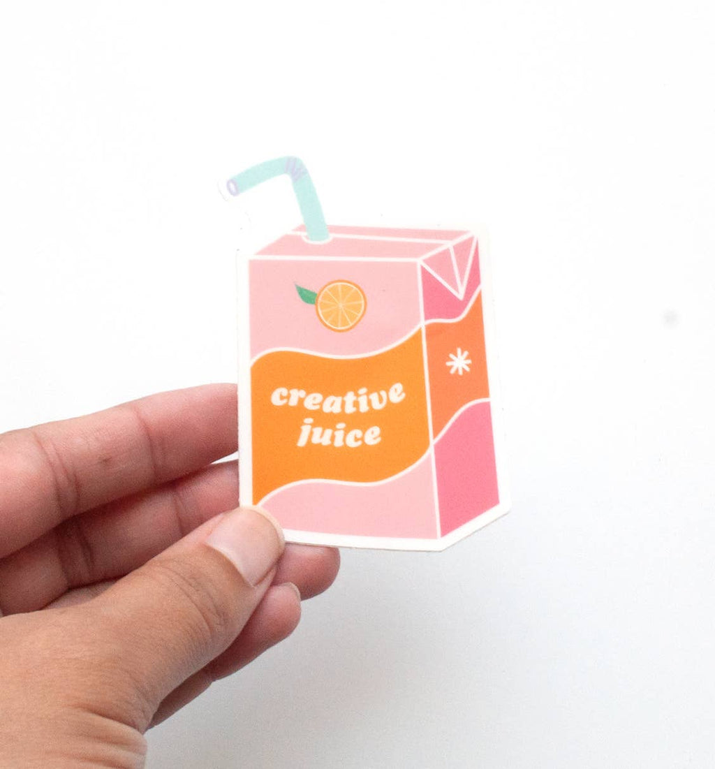 Creative Juice Box sticker