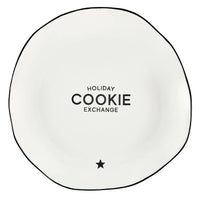 Ceramic Plate for holidays- Cookie Exchange