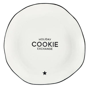 Ceramic Plate for holidays- Cookie Exchange