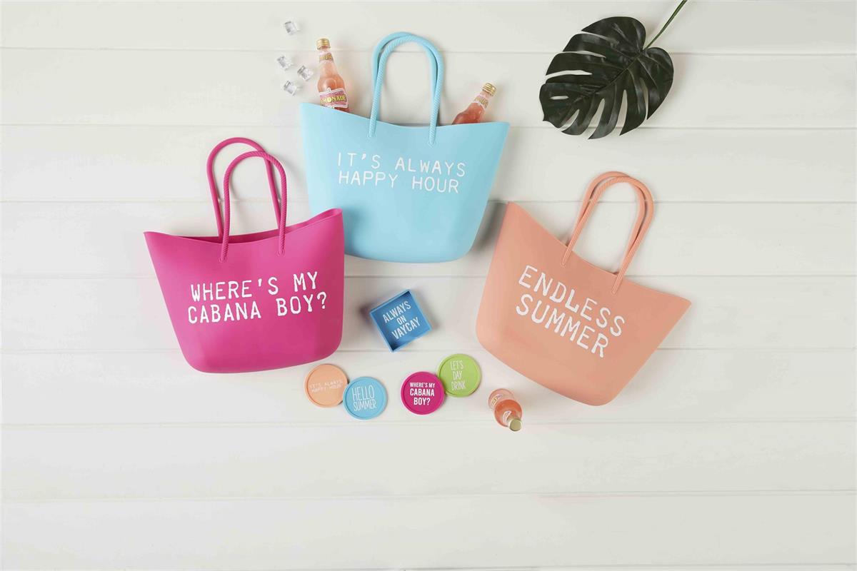 Summer Silicone Cooler Totes