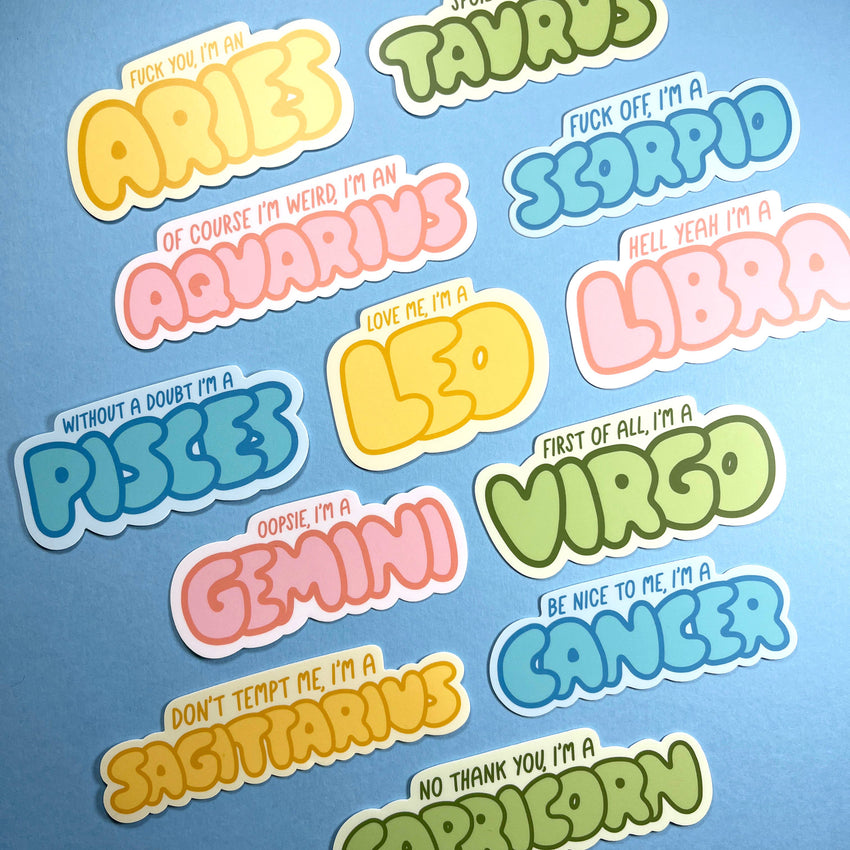 Zodiac Quote Sticker - Capricorn