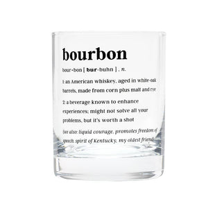 Bourbon Rocks Glass - Great Gift for Bourbon Lovers