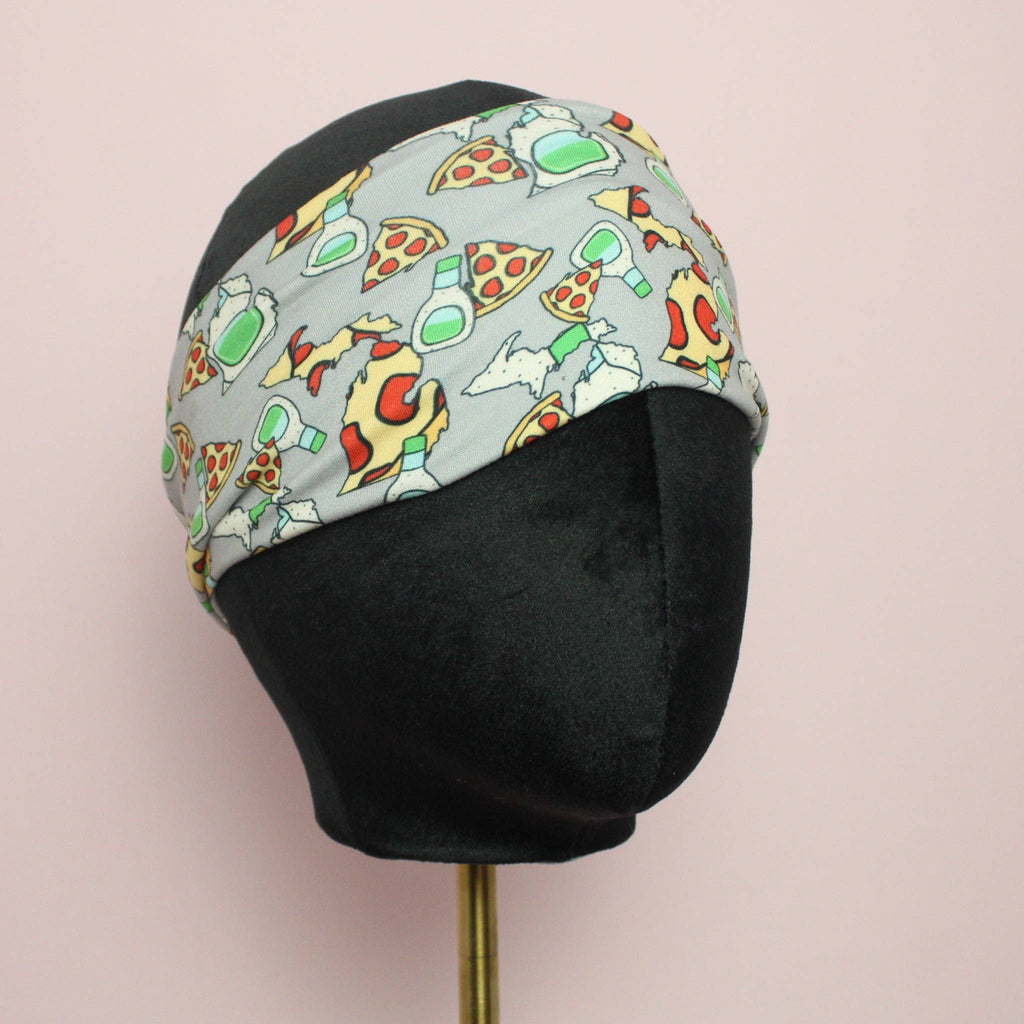 Ranch on Pizza Stretch Headband - Michigan Pizza Headband