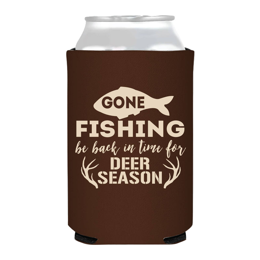 Gone Fishing Be Back For Deer Season Antlers Can Cooler