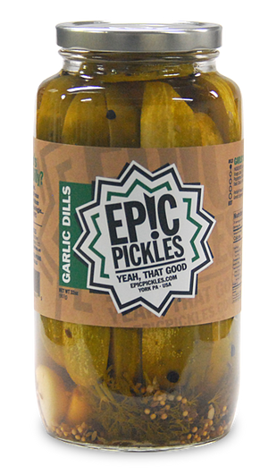 SALE! Garlic Dill Pickle Spears - 32 oz