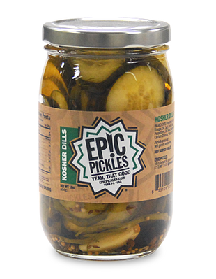 SALE! Kosher Dill Pickle Chips - 16 oz