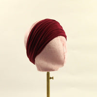 Merlot Buddha Band - Maroon Wide Band Headband