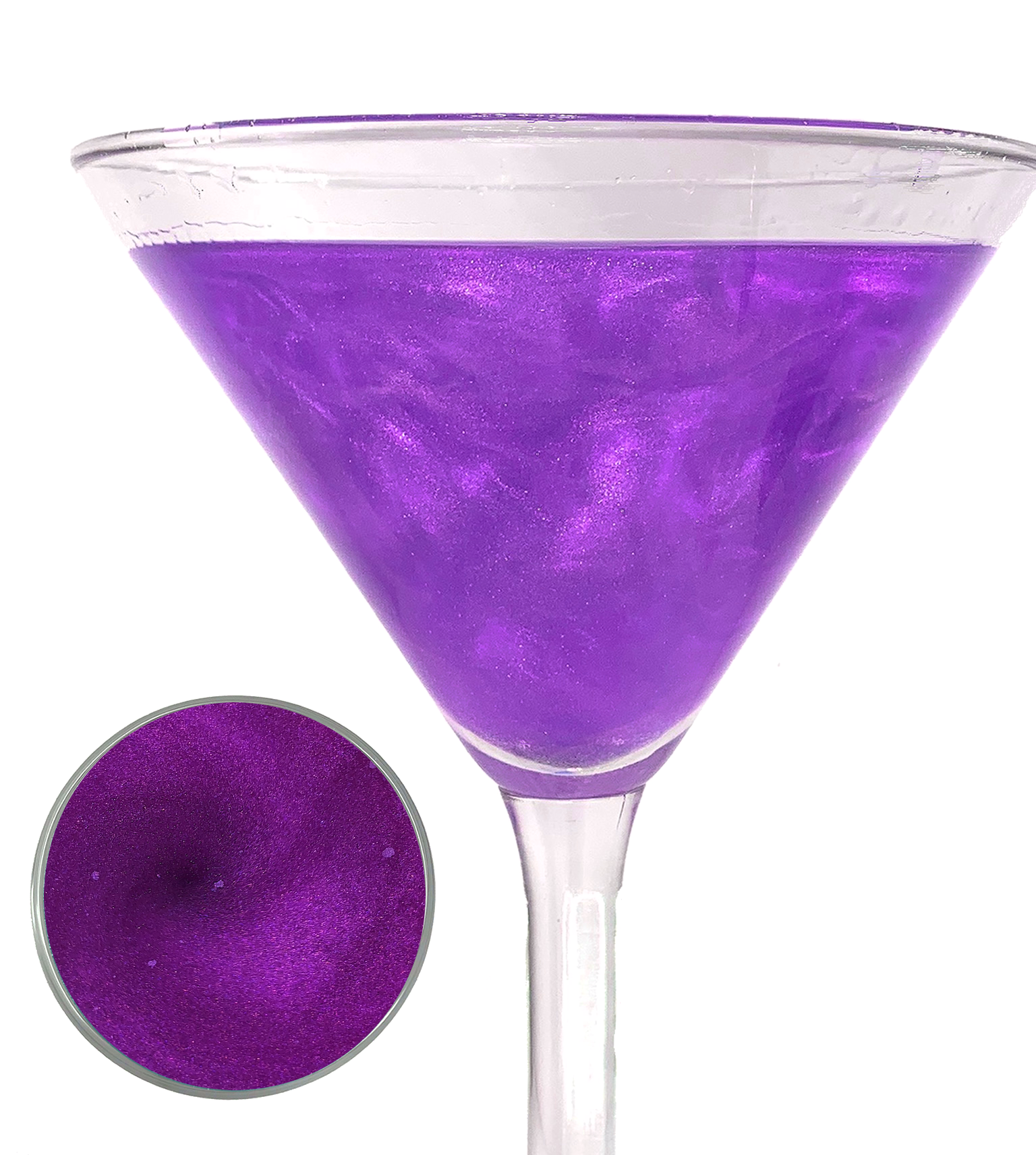 Cocktail Glitter Purple