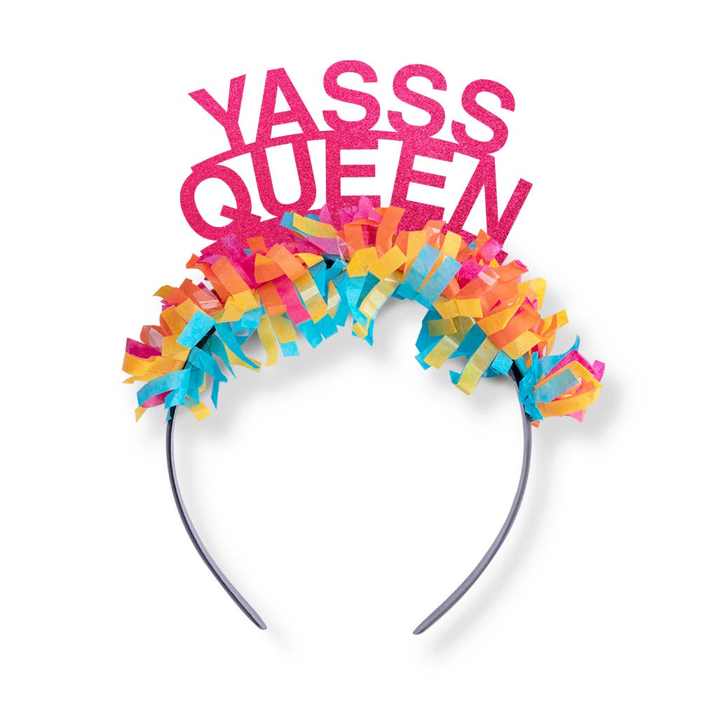 Yasss Queen Pride LGBTQ Party Headband