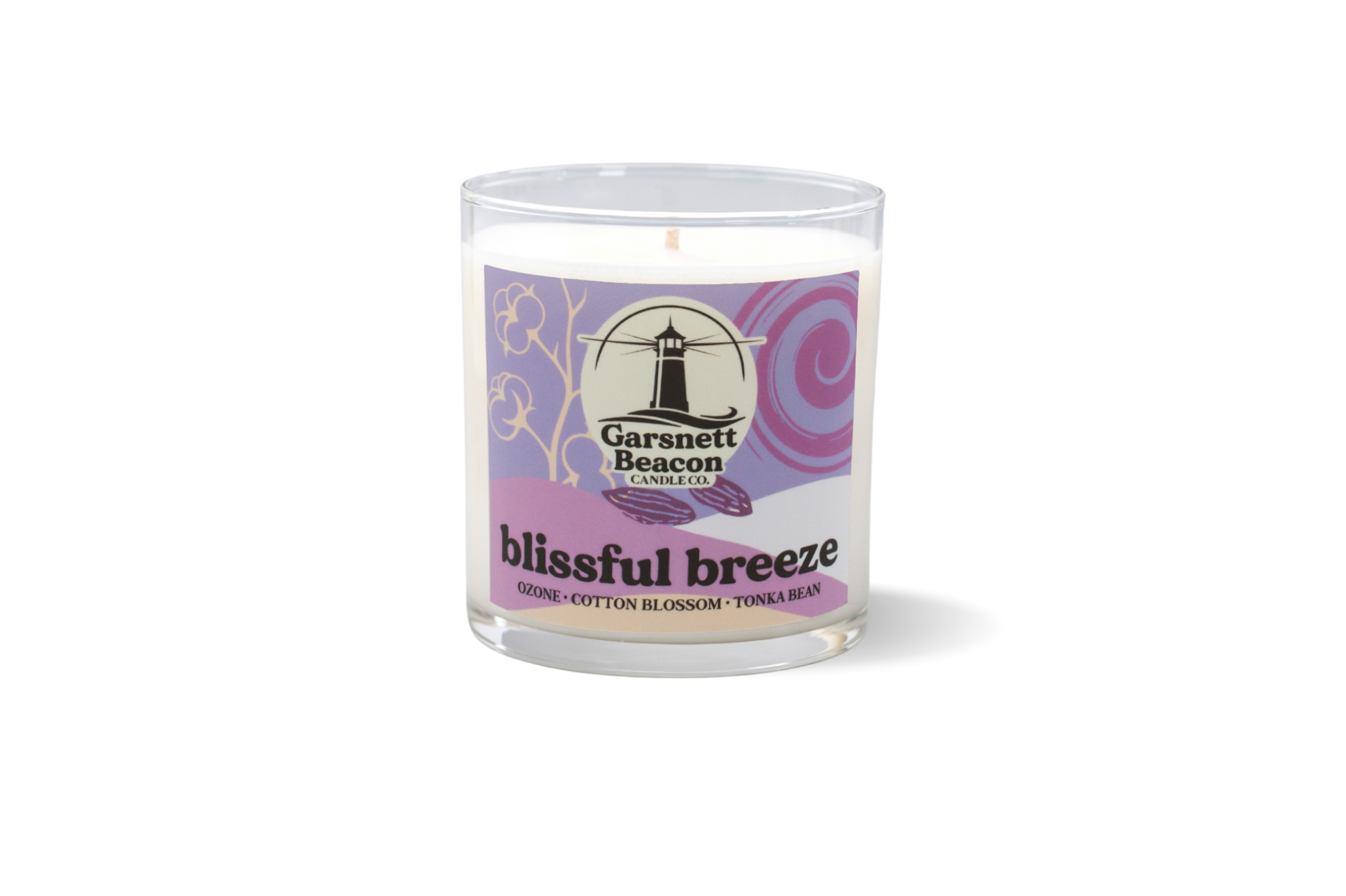 Blissful Breeze Glass Candle