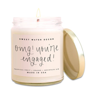 SALE! OMG! You're Engaged! Soy Candle