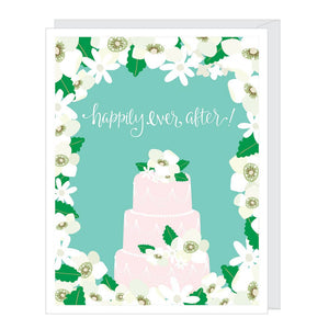 Happily Ever After - Wedding Cake Wedding Card