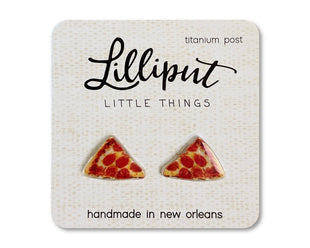 Pizza Stud Earrings