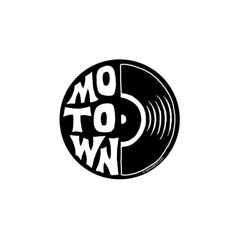 Vinyl Sticker- Michigan Motown Music record sticker