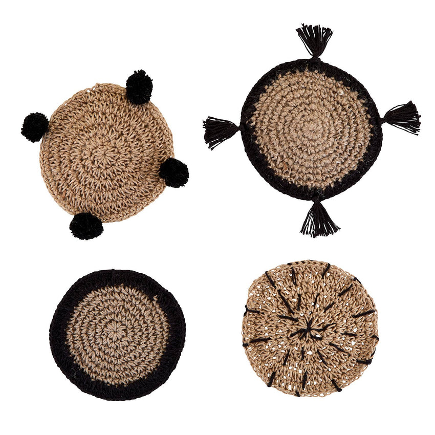 SALE! Coasters W/ Burlap bag - toast to the host