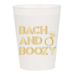 SALE! Bach and Boozy Plastic Cups - Set of 10 Cups