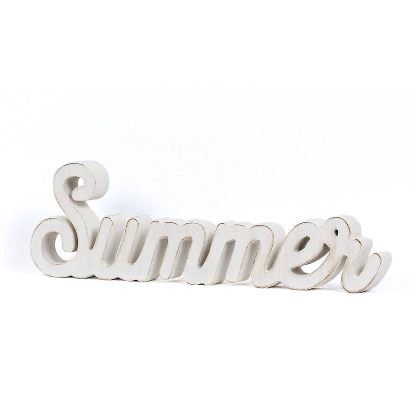 Americana Summer - White “Summer” cutout