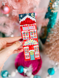 Christmas Bookshop - Laminated Bookmark