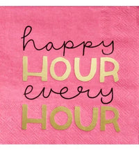 Happy Hour Every Hour - Cocktail Napkins