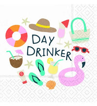 Day Drinker Napkin - Summer Cocktail Napkins