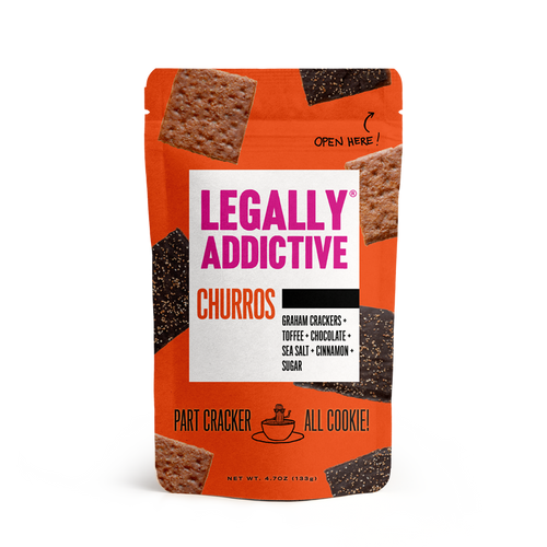 Legally Addictive Churro Flavored Cookie Crackers