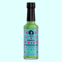 Garlic N Peperoncini Hot Sauce - Hot + Saucy