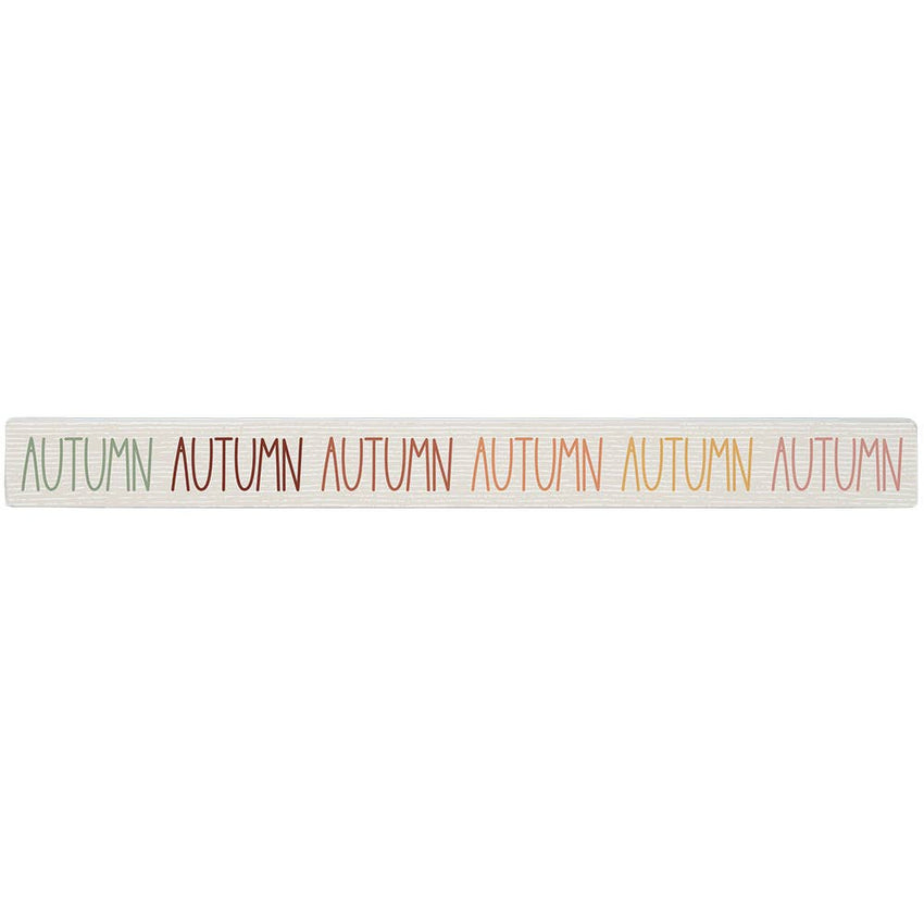 Home Decor - Autumn Colorful Shelf Stick