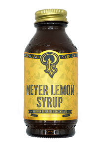 SALE! Meyer Lemon Syrup 3.4oz - cocktail / mocktail beverage mixer