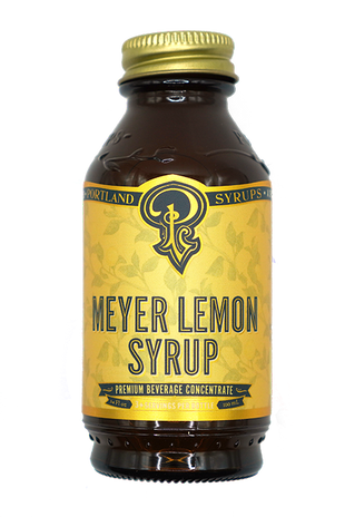 SALE! Meyer Lemon Syrup 3.4oz - cocktail / mocktail beverage mixer