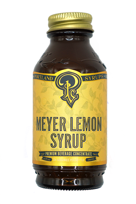 SALE! Meyer Lemon Syrup 3.4oz - cocktail / mocktail beverage mixer