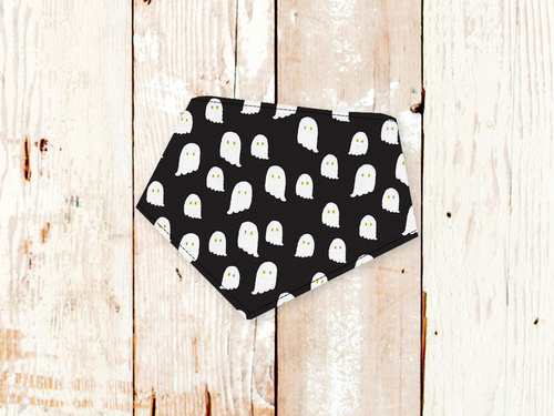 SALE! Black Ghosts Halloween Dog Bandana