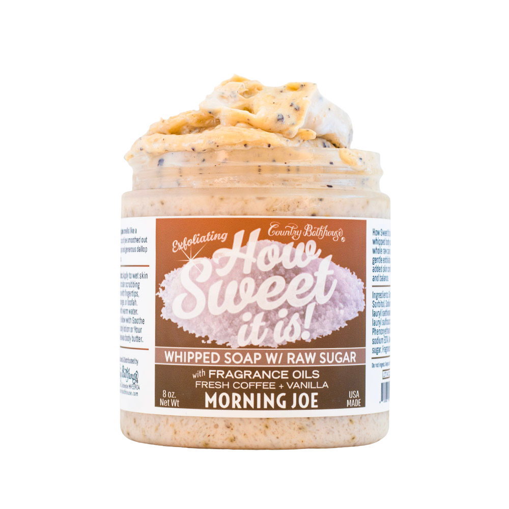 SALE! - How Sweet It Is Whipped Soap with Raw Sugar - Morning Joe