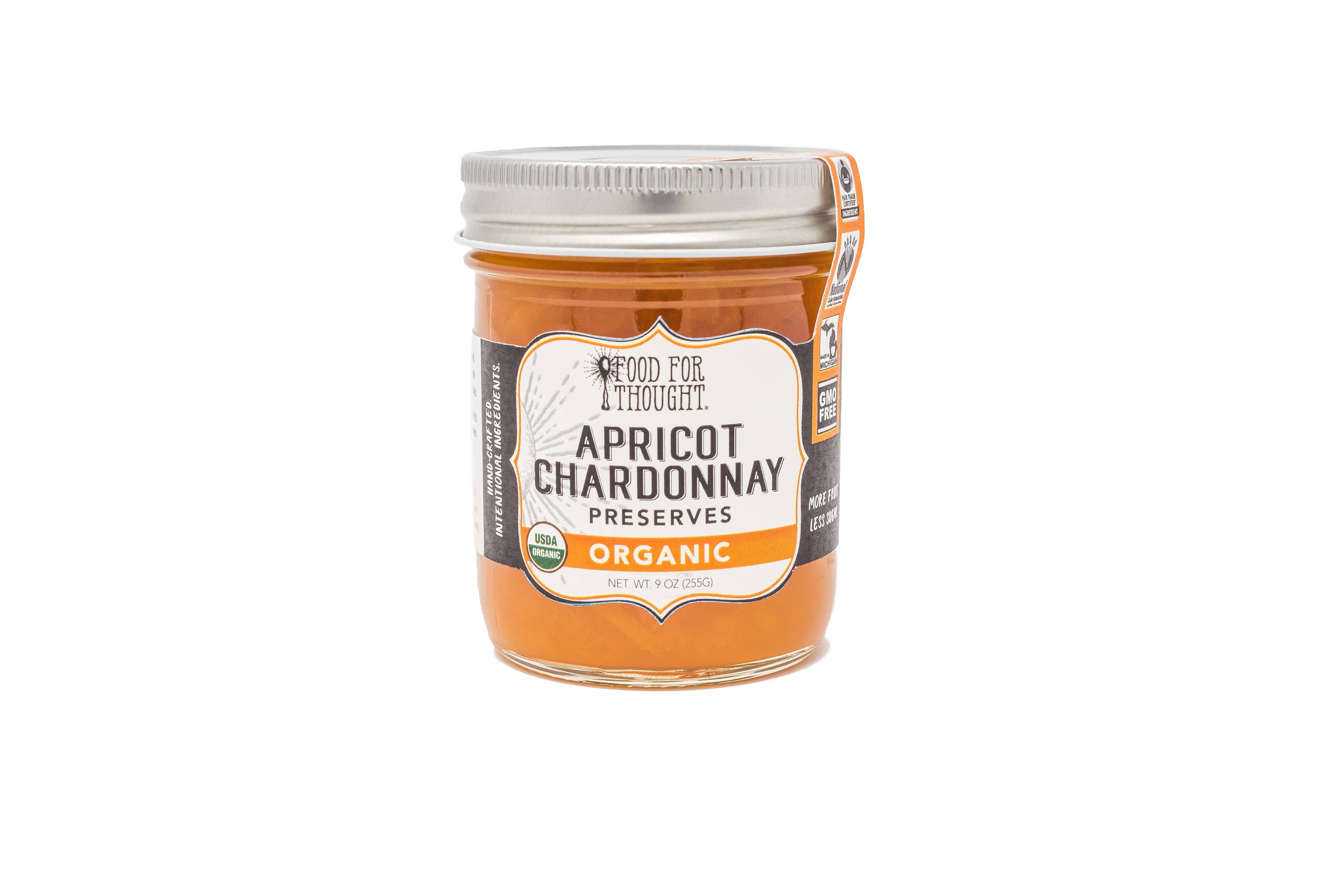 Food For Thought - Organic Apricot Chardonnay Preserves