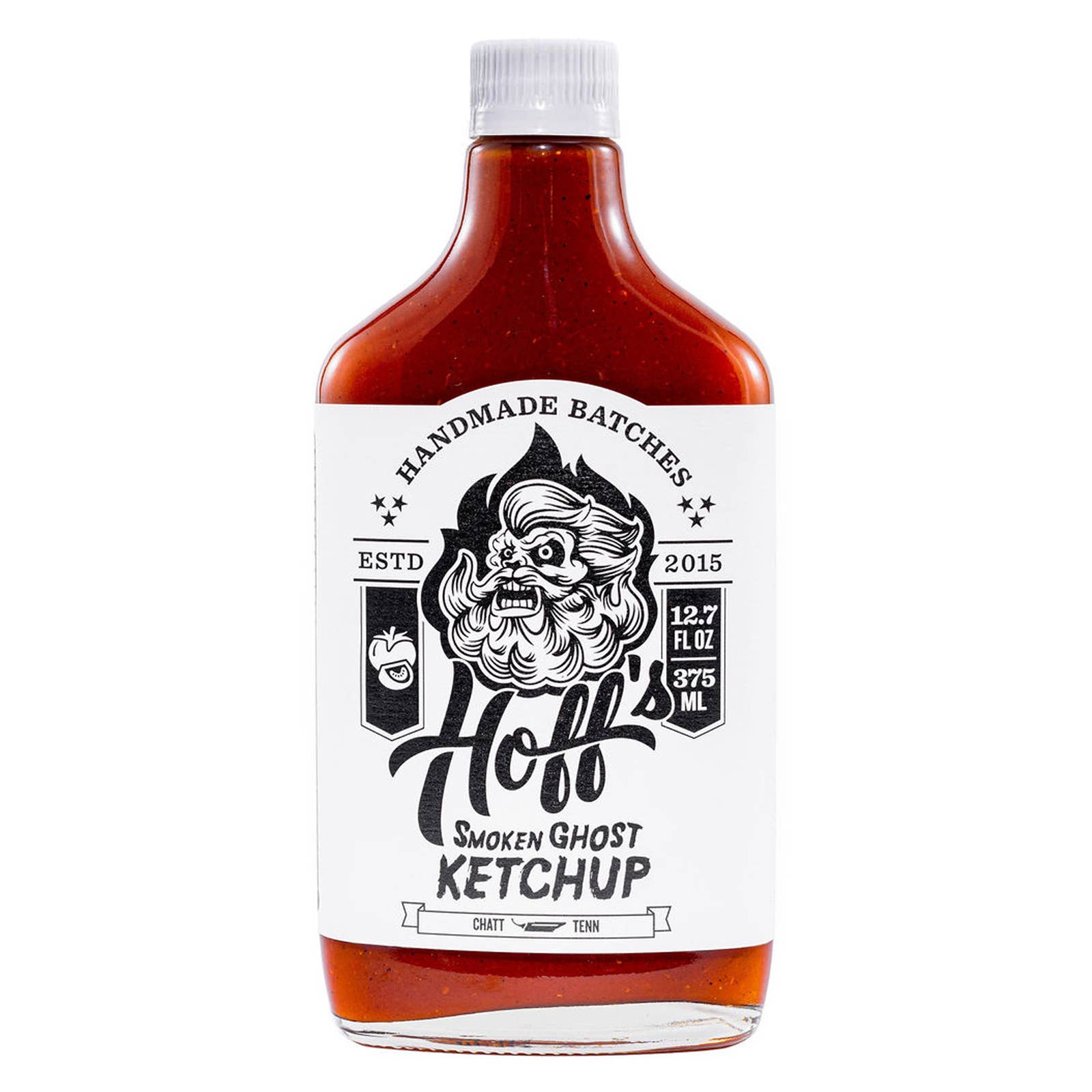 Smoken Ghost Ketchup - Hoff's Spicy Ketchup - 12.7oz