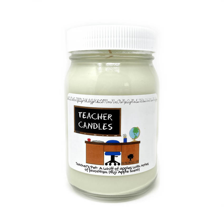 Jumbo Teacher Candles - 100 Hour Burn Time Soy Wax Candles