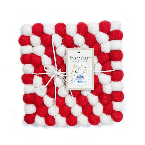 Candy Cane Eco Trivets