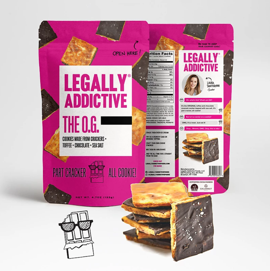 The OG Salted Chocolate Cookie Crackers by Legally Addictive