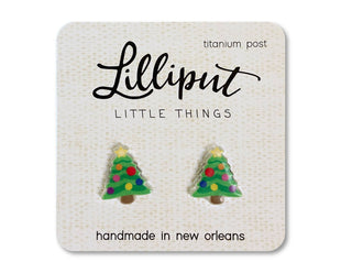 Christmas Tree Earring Studs