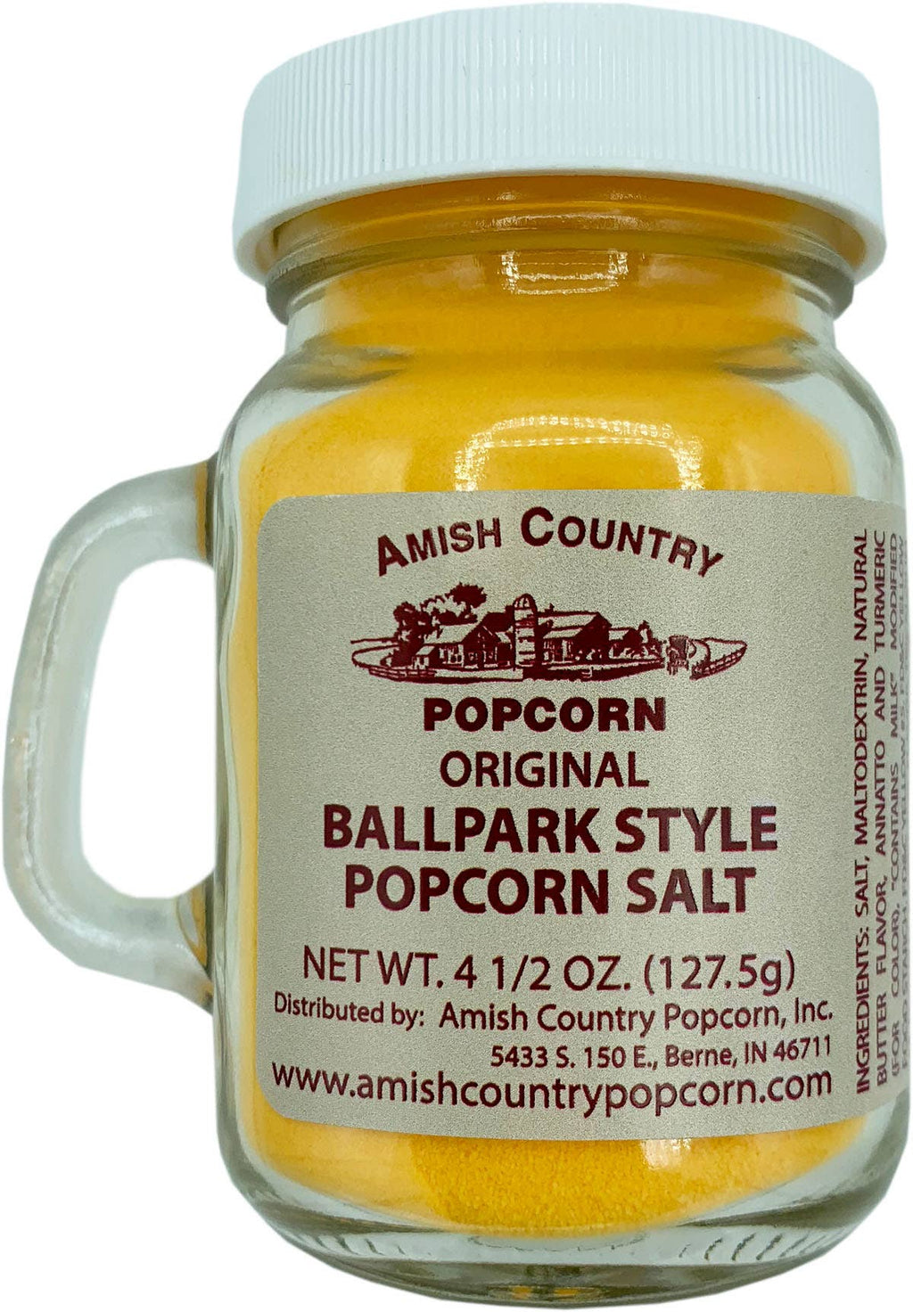 4.5oz Bottle of Ballpark-Style Popcorn Salt