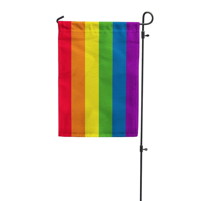 Bright Rainbow Pride Garden Flag