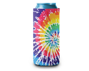 Tie Dye Slim Can Cooler