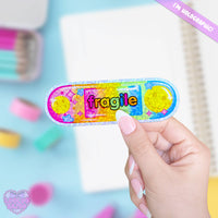 Holographic Fragile Vinyl Sticker