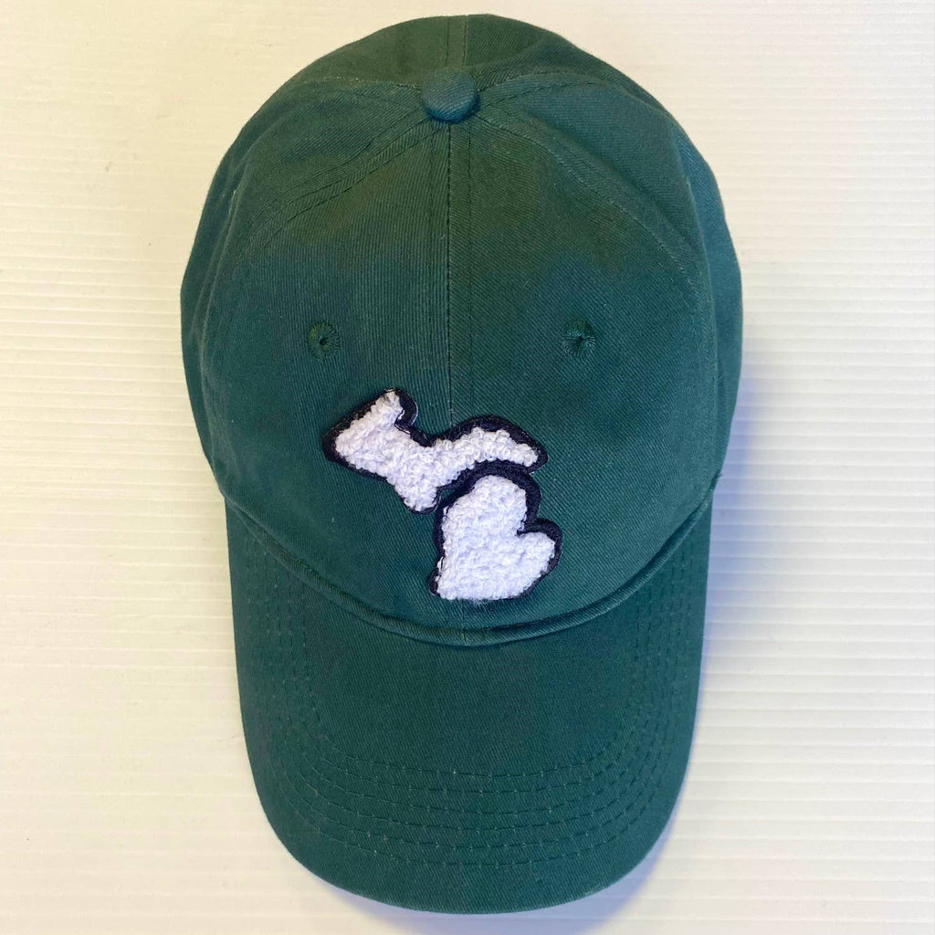 Michigan Mittens - Michigan State Green & White Hat