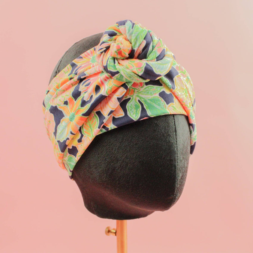 Mary Maude Wrap - Bright, Floral Wrap Headband