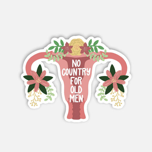 No Country For Old Men Pro Choice — Feminist Sticker