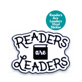 Vinyl Sticker - Readers Are Leaders