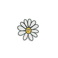 Annoyed Daisy Vinyl Sticker